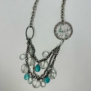 Festival Dreamcatcher Stone & Acrylic Bead Multilayer Necklace
